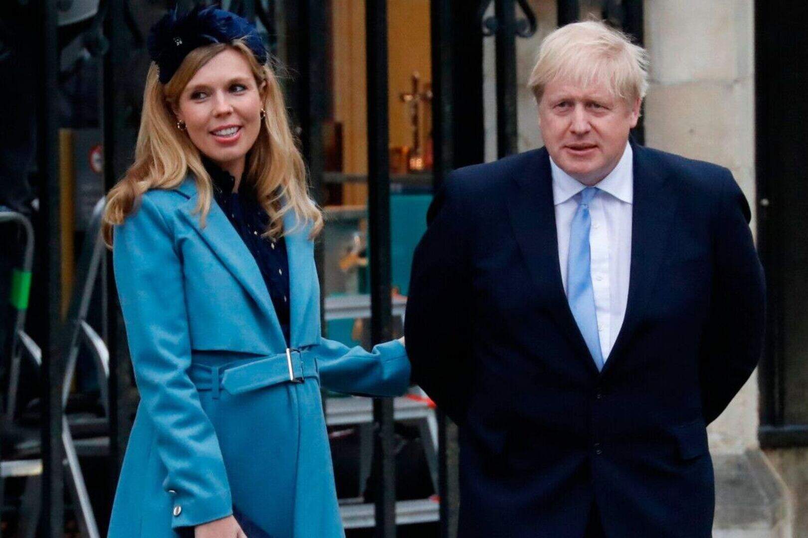 Johnson returns to office hours after fiancée gives birth | Irish ...